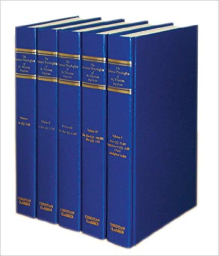 Summa Theologica: Complete 5-Volume Set Hardcover