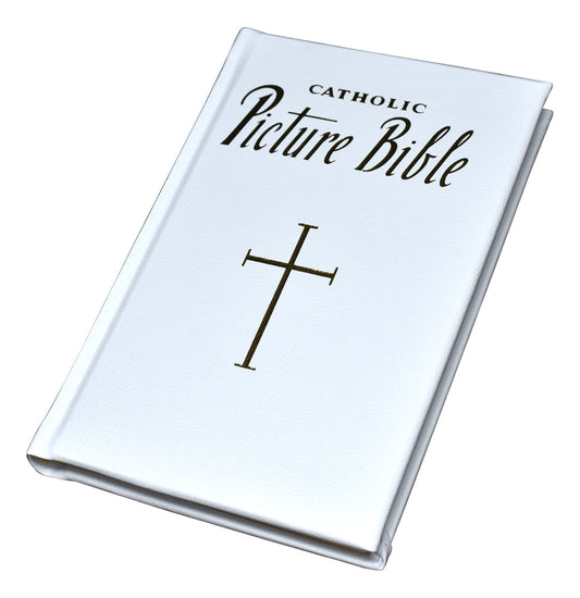 New Catholic Picture Bible (White)