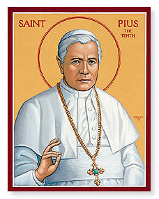 St. Pius X Icon
