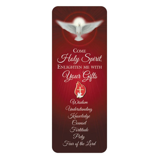 Gifts of the Holy Spirit Confirmation Lapel Pin with Bookmark