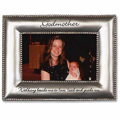Silver Godmother Picture Frame 4 x 6"