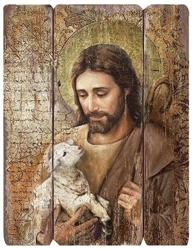 Jesus Good Shepherd Wall Plaque