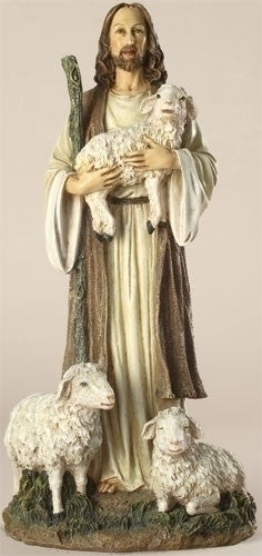 Good Shepherd Statue 12"