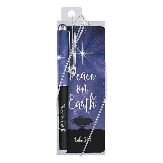 Peace on Earth - Gift Pen with Bookmark