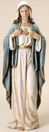 Immaculate Heart Of Mary Statue  37"