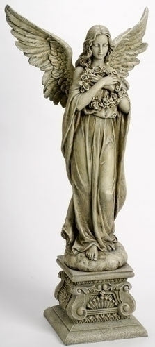 Angel with Wreath Statue