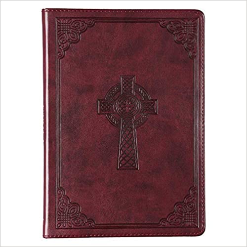 Journal-Slimline LuxLeather-Cross
