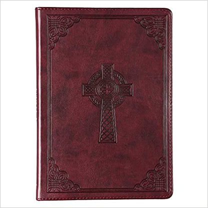 Journal-Slimline LuxLeather-Cross