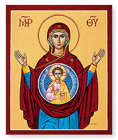 Our Lady of the Sign Icon