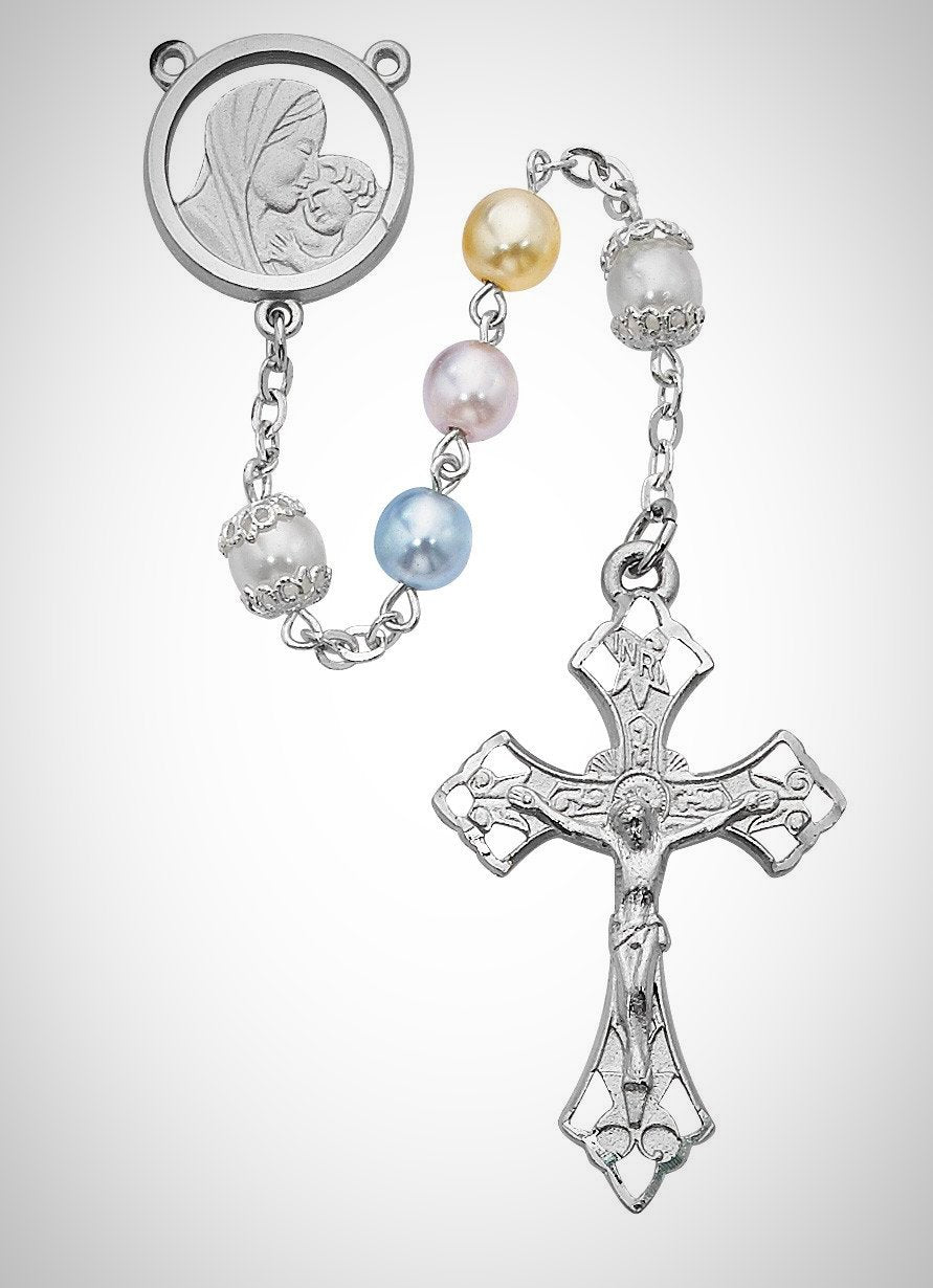 Mother and Child Multi Rosary Boxed