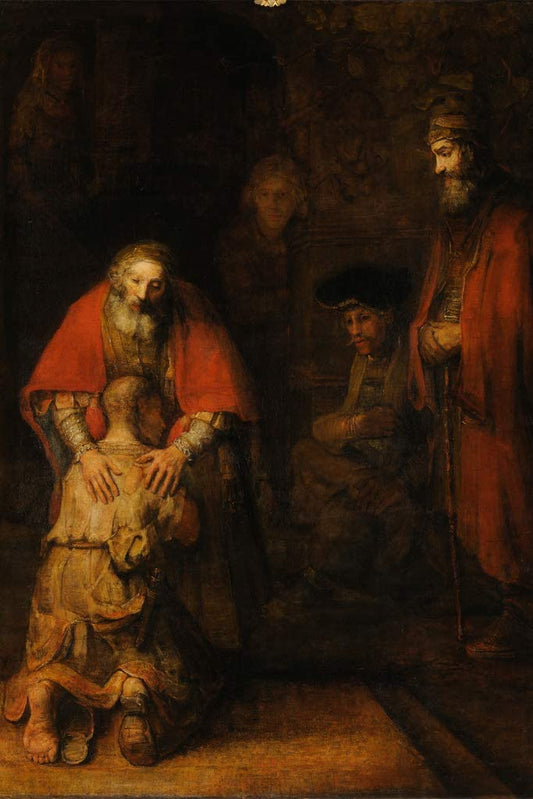 Poster-  Rembrandt Prodigal Son full painting,