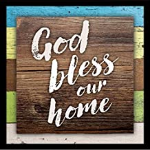 God Bless Our Home Plaque