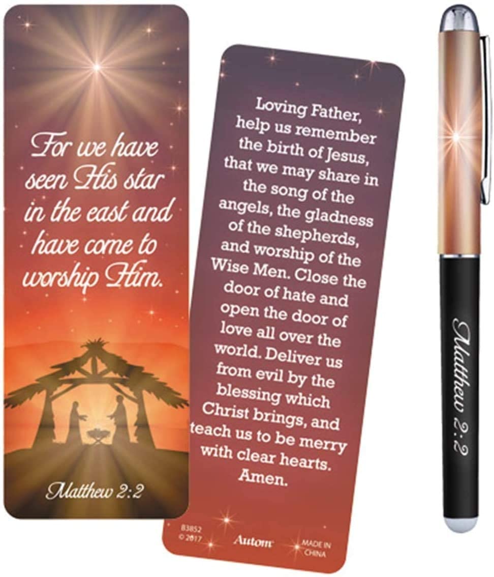 Matthew 2:2 His Star Religious Gift Set with Bookmark and Ballpoint