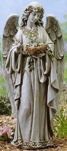Statue - Angel Holding Nest Statue