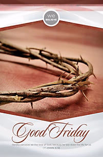 Bulletin-We Believe: He Laid Down His Life For Us (Good Friday)