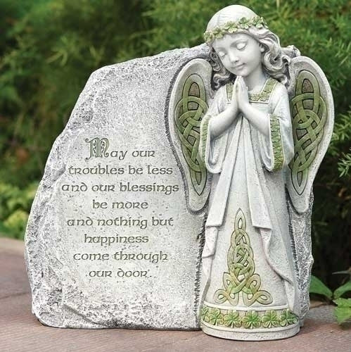 Celtic Angel Garden Stone