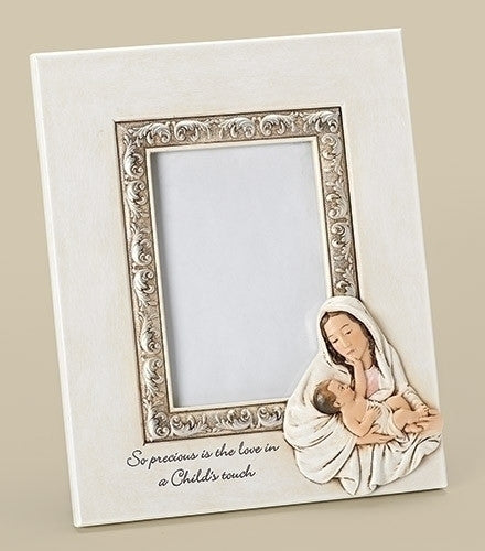 Child's Touch to Madonna Picture Frame
