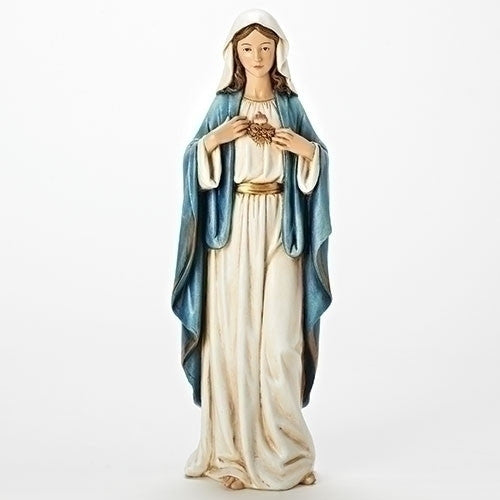 Immaculate Heart of Mary Statue 17.25".