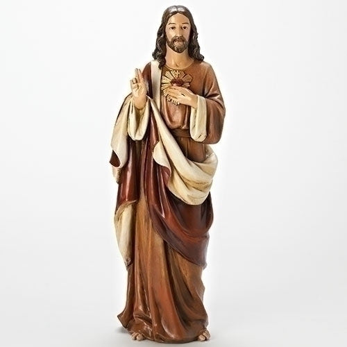 Sacred Heart of Jesus Statue 18"