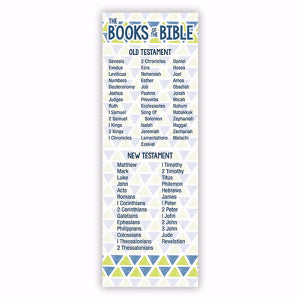 Books Of The Bible (Bible Basics Bookmark) (White)