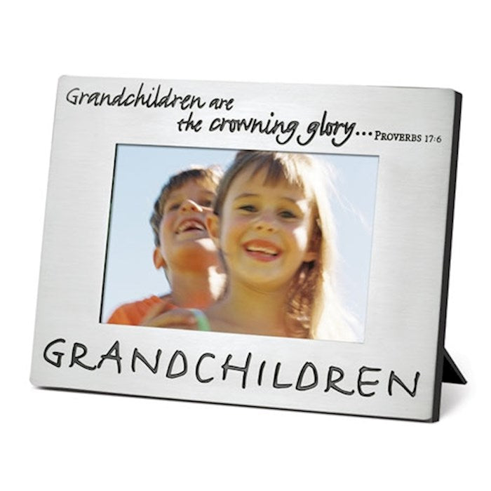 Silver Grandchildren Picture Frame 4 x 6"
