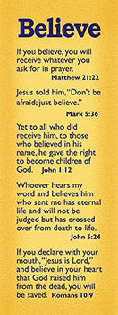 Bible Basics-Believe (Bible Basics Bookmark)