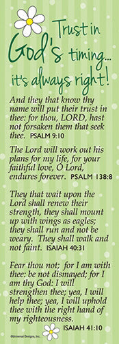 God's Timing (Bible Basics Bookmark)
