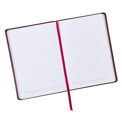 Journal-Slimline LuxLeather-Cross