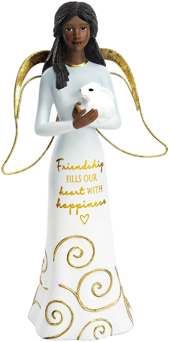 Angel Holding a Bunny Statue 7.5