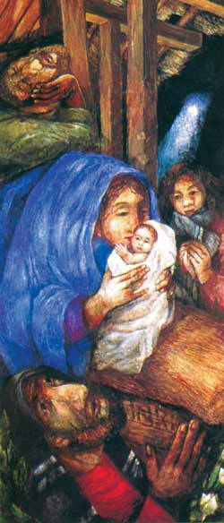 Rosenberg Nativity Christmas Poster