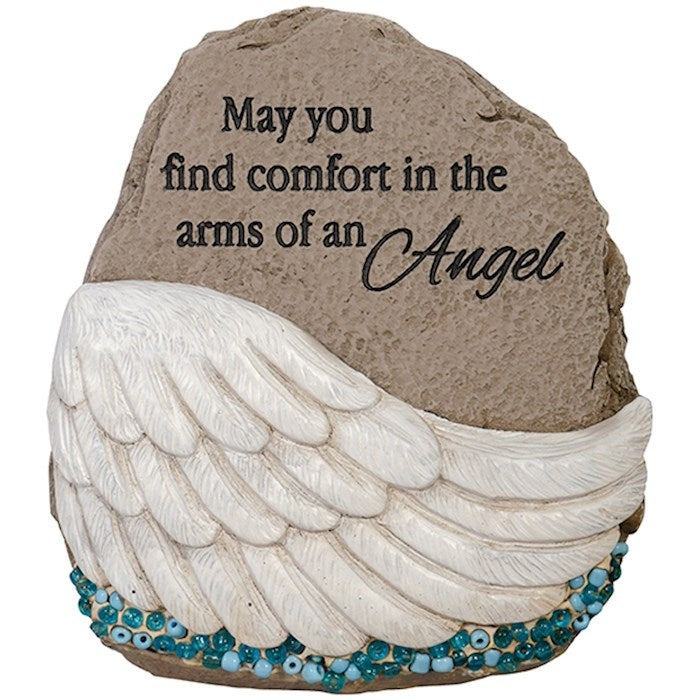 Memorial Message Stone- Arms Of An Angel