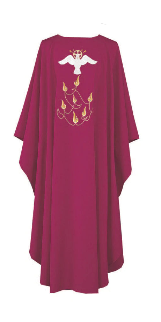Red  Holy Spirit Chasuble