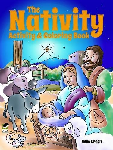The Nativity Activity and Coloring Book (Dover Holiday Coloring Book)