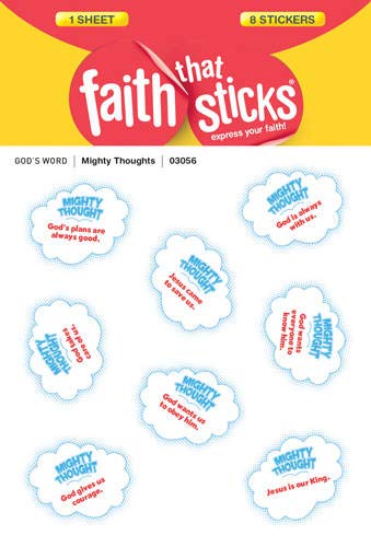Mighty Thoughts: Jesus Came to Save Us (Faith That Sticks Stickers)