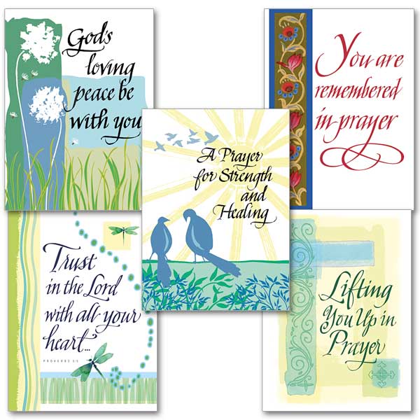 Prayers Collection  Assorted Get Well Cards 10pk