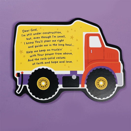 Under Construction - Truck Shaped Wall Plaque