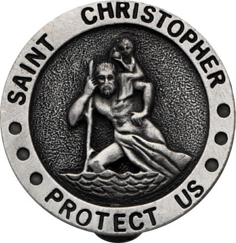 St. Christopher Car Visor Clip