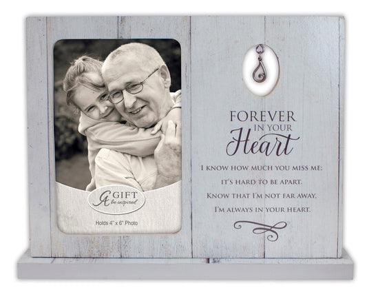 STANDING FRAME WITH CHARM - FOREVER IN YOUR HEART