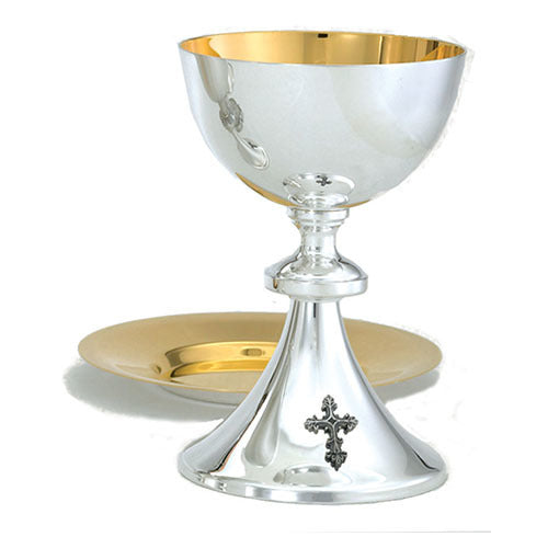 Chalice with Well Paten with Brite-Star Finish
