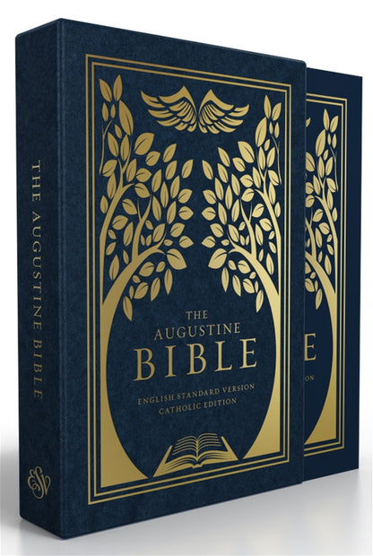 The Augustine Bible ESV, Catholic Edition Blue Leather