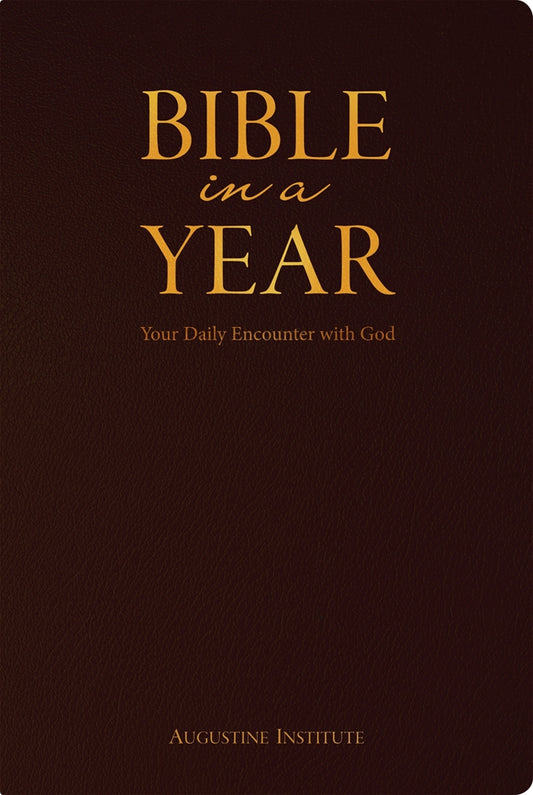 Bible in a Year-Leather edition  By: Dr. Tim Gray