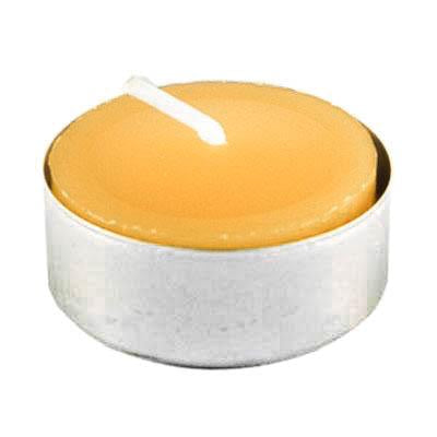 Natural Beeswax Tealight in Aluminum Cup
