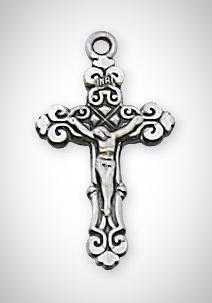 Sterling Silver Cross with 13" Chain