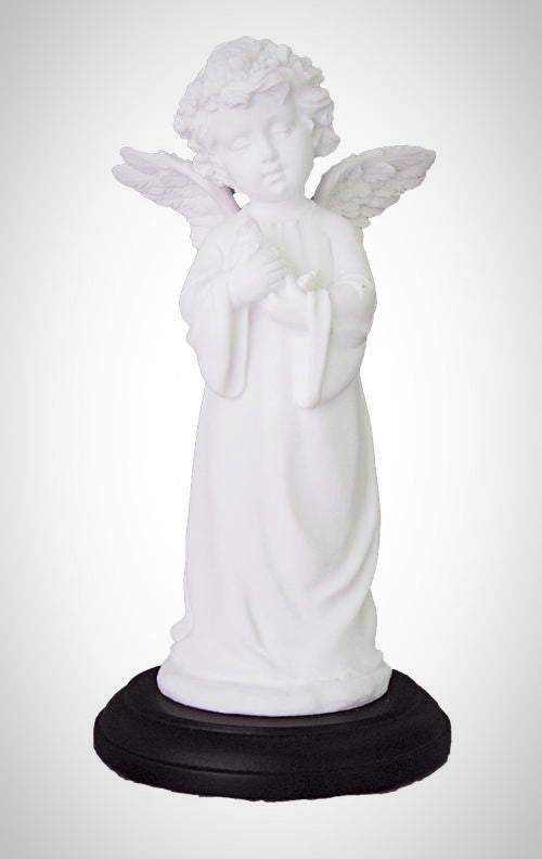 Veronese Angel Holding Dove Statue