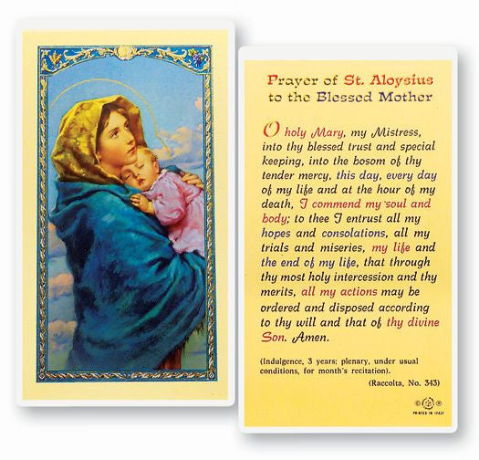 Madonna Of The Streets Holy Card