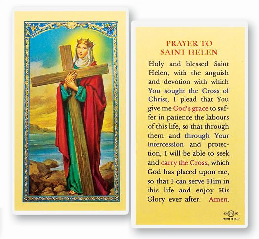 Saint Helen Holy Card