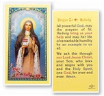 Prayer to St. Hedwig Holy Card