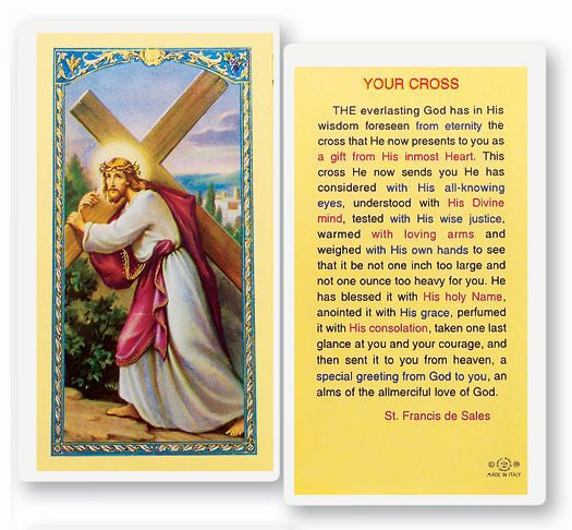 Your Cross Holy Card