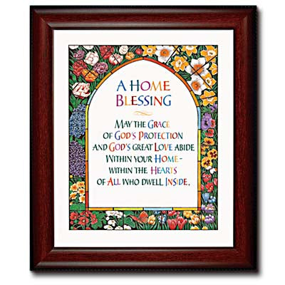 Home Blessing Framed Print