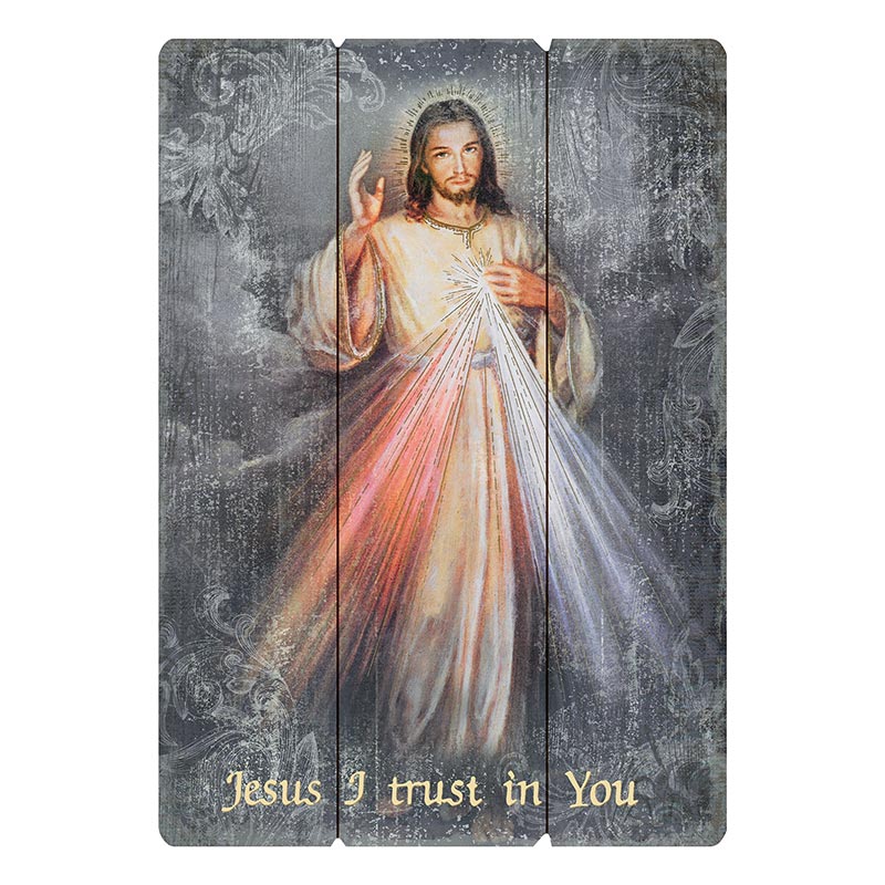 Large Format Divine Mercy Pallet Sign